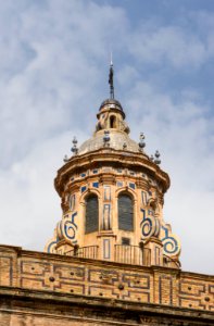 Dome church Anunciacion Seville Spain