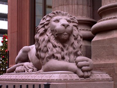 Dollar Bank Lion (Left), Pittsburgh, 2020-01-07, 01