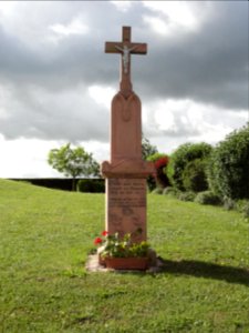 Dolving (Moselle) croix de chemin
