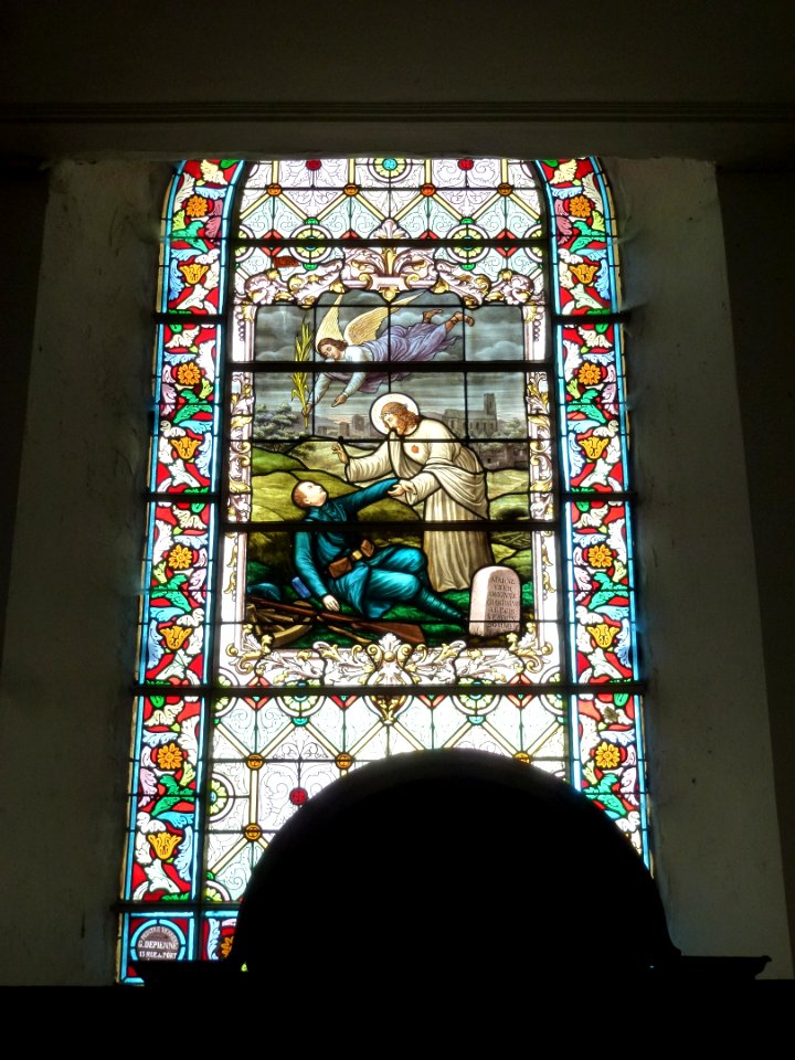 Dohem (Pas-de-Calais, Fr) église Saint-Omer vitrail 07