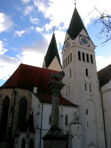 Dom und Kriegerdenkmal Eichstätt (2019-03 1)