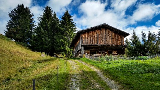Hut switzerland alm