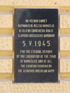 Domažlice - Radnice - Americký památník