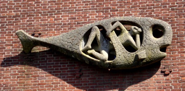 Dordrecht kunstwerk jonas in de walvis