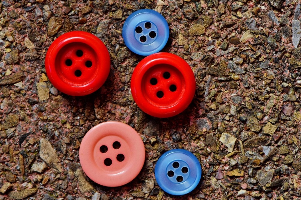 Close up button color