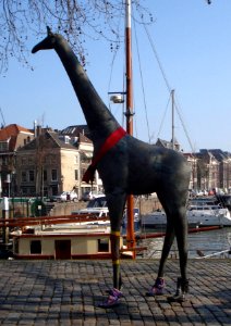 Dordrecht kunstwerk giraf