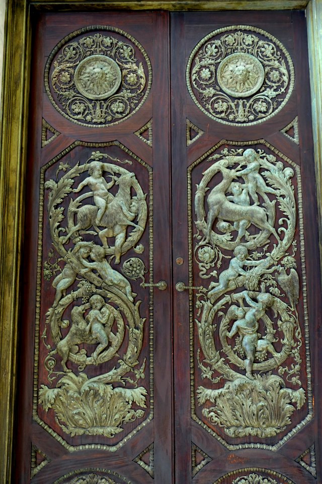 Doorway 2 detail, East Loggia - Vizcaya Museum and Gardens - Miami, Florida - DSC08378
