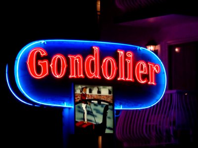 Doowop neon Gondolier