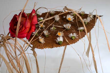 Rose leaf composition