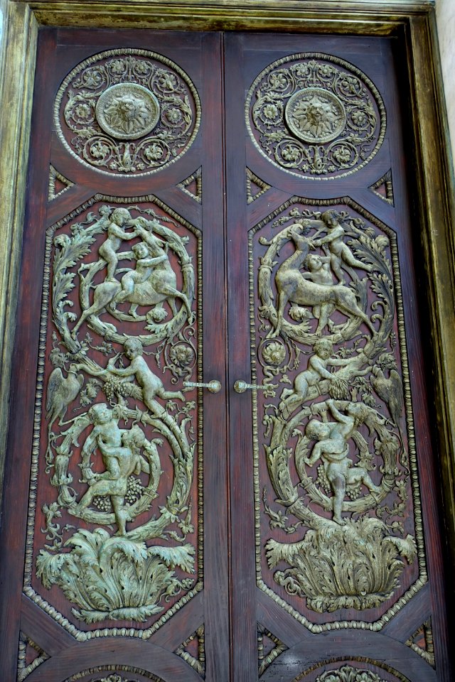 Doorway 1 detail, East Loggia - Vizcaya Museum and Gardens - Miami, Florida - DSC08371