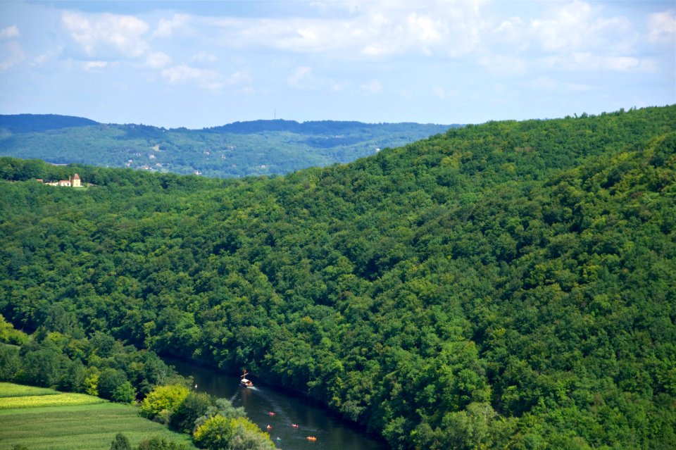 Dordogne gabare Castelnaud