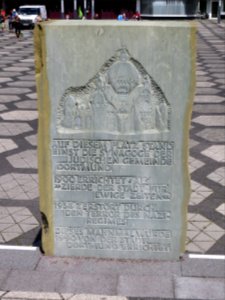 Dortmund Gedenkstein Alte Synagoge Südseite