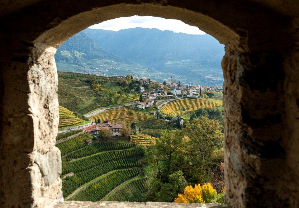 Dorf Tirol vom Schloss Tirol