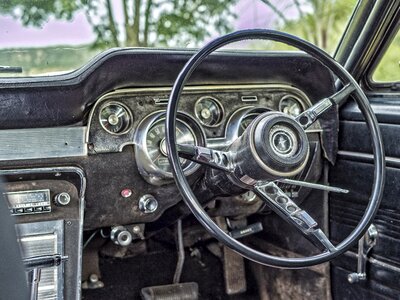 Steering wheel odometer