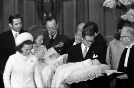 Doop van prins Constantijn en prins Bernhard in Domkerk te Utrecht. Tijdens doop, Bestanddeelnr 923-2761