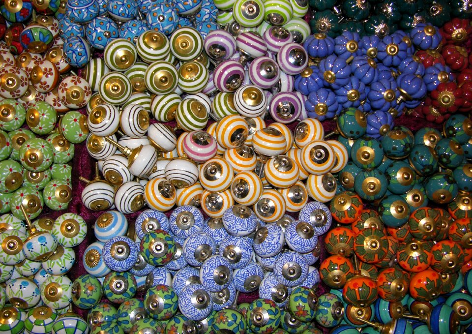 Colorful color mixed