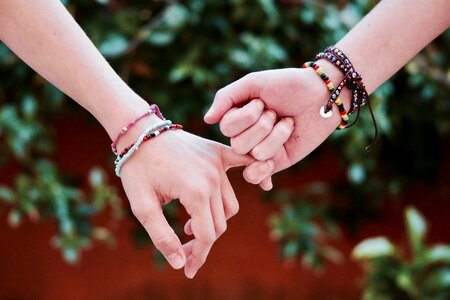 Love holding hands loyalty