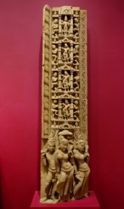 Doorjamb, central or western India, 900s-1000s AD, sandstone - Dallas Museum of Art - DSC05036