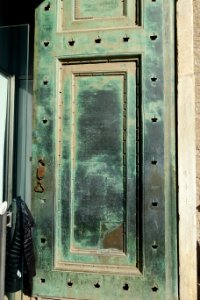 Door - Temple of Romulus - Rome, Italy - DSC01546