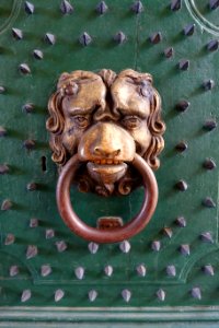 Door knocker - Palazzo dei Priori - Viterbo, Italy - DSC02115 photo