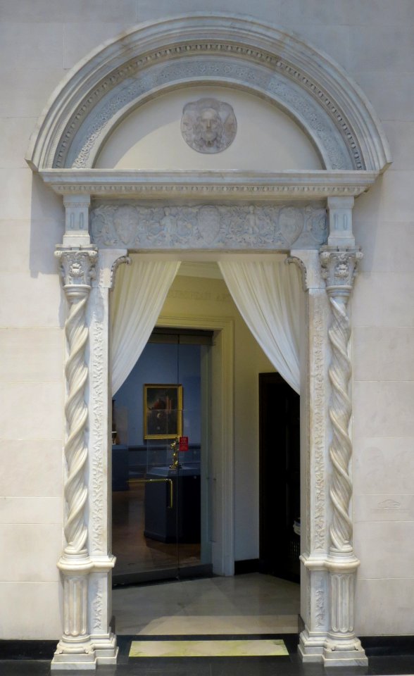 Door frame by Louis J. P. Lott, c. 1930, Dayton Art Institute