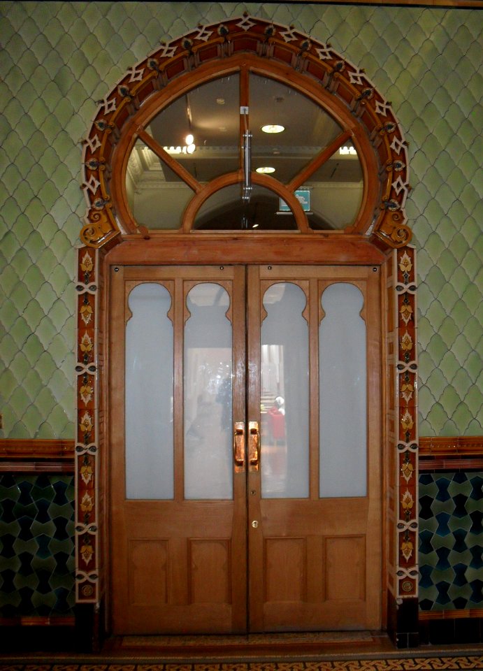 Door at Brighton Museum & Art Gallery, Church Street, Brighton (July 2010)