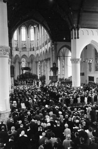 Doop Willem Alexander in Sint Jacobskerk . Overzicht van de Grote Kerk op het mo, Bestanddeelnr 920-6643