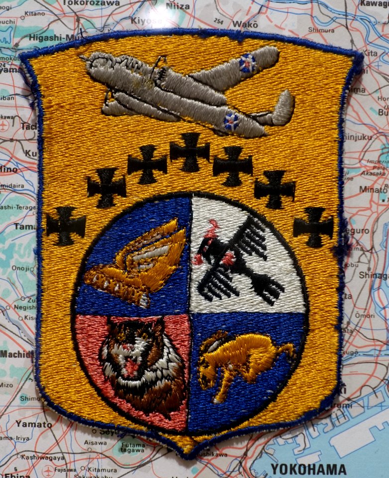 Doolittle Raiders Patch, Doolittle Raid exhibit - Oregon Air and Space Museum - Eugene, Oregon - DSC09792