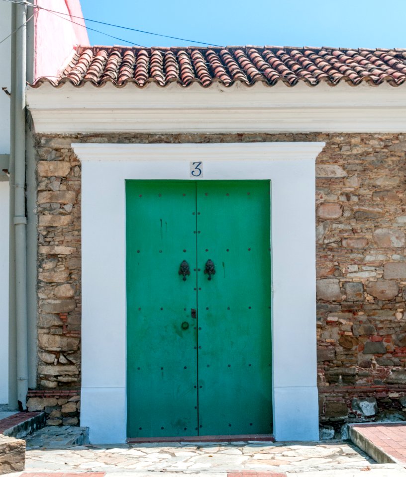Door in Colonial House, Pampatar, Margarita island 2