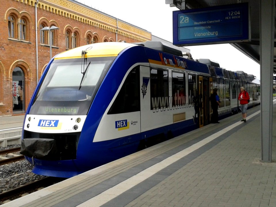 Dieseltriebwagen der Veolia Verkehr Sachsen-Anhalt GmbH