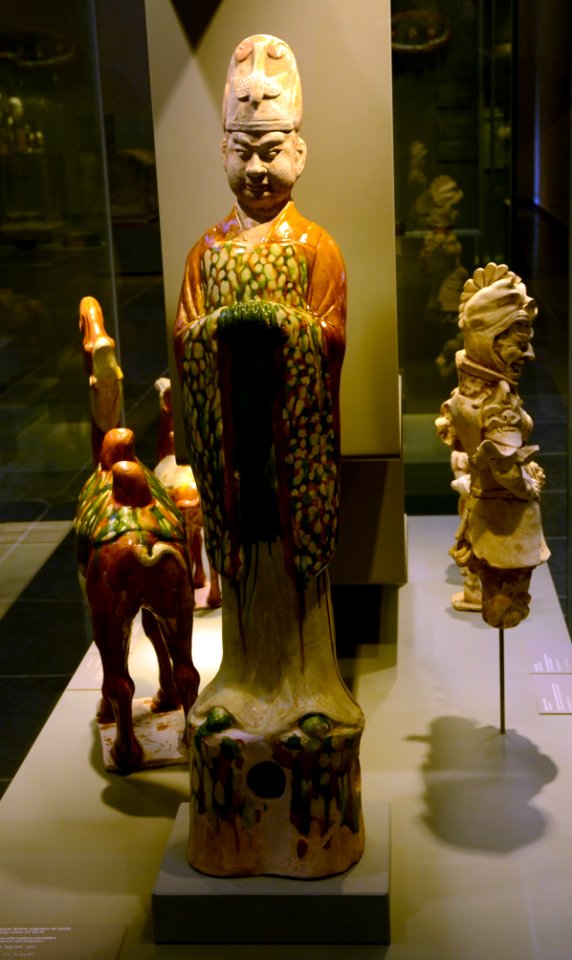 Dignitaire civil Chine Tang Musée Mariemont 08112015 1