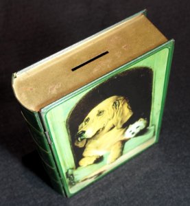 Dignity & Impudence spaarblik in vorm van boek, foto 2