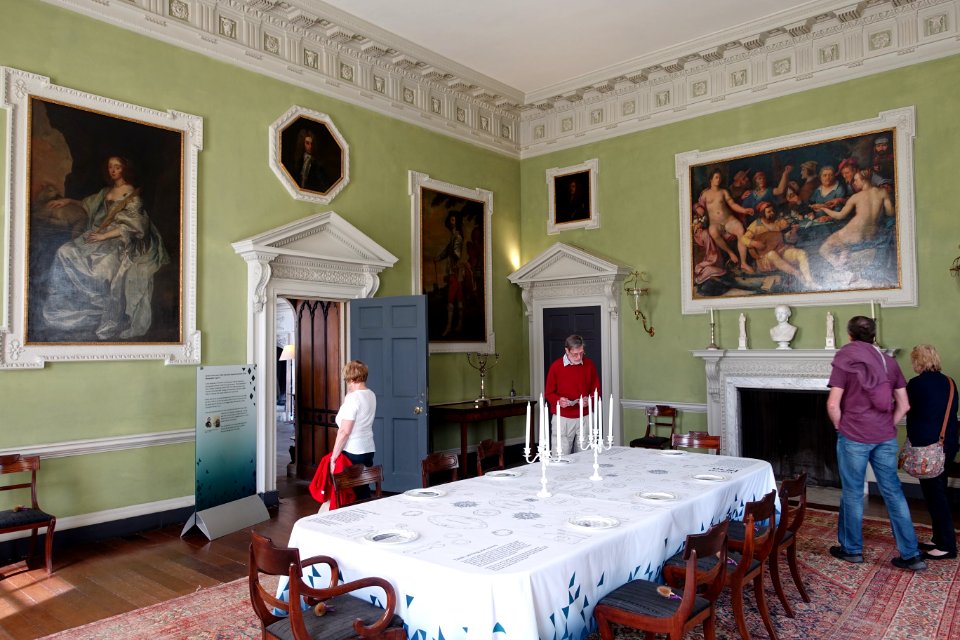 Dining room, view 2 - Lacock Abbey - Wiltshire, England - DSC00951