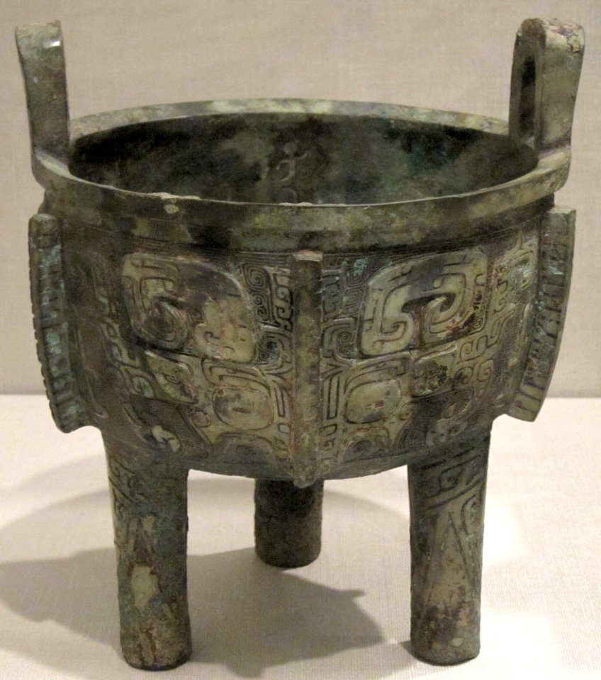 Ding (vessel), China, Shang dynasty, c. 1500-1050 BCE, HAA
