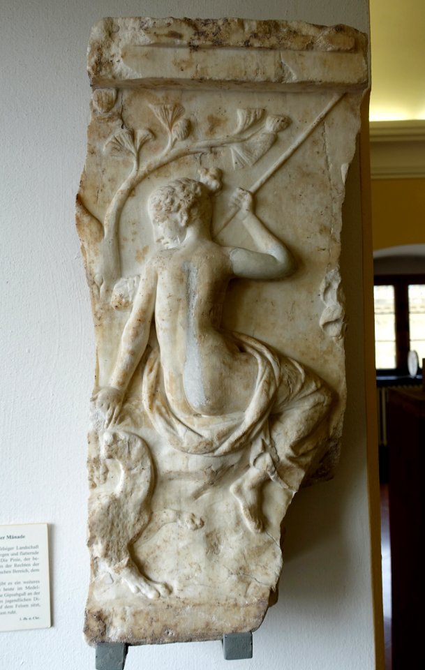 Dionysos and maenads, 2 of 2, cast of Roman marble original - Martin von Wagner Museum - Würzburg, Germany - DSC05881
