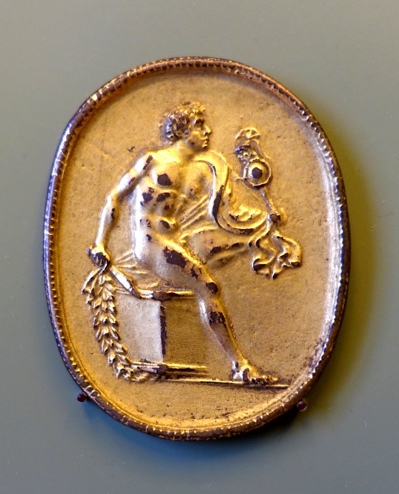 Diomedes and the Palladium, after an antique original, gilt bronze - Bode-Museum- DSC02448