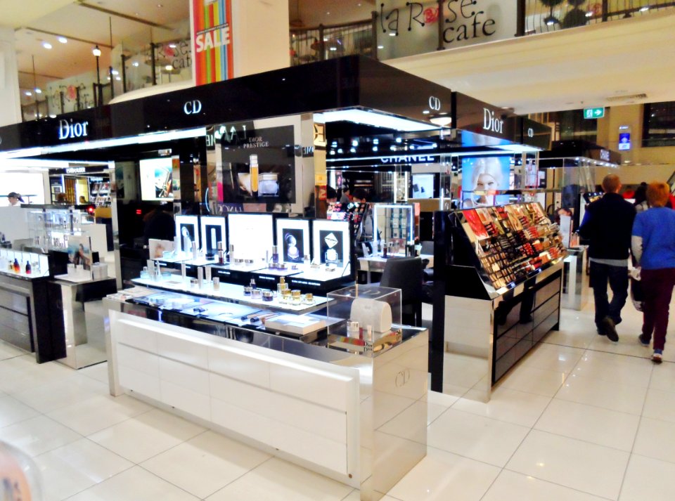Dior cosmetics MYER Sydney City 2013
