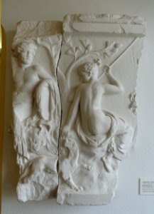 Dionysos and maenads, 1 of 2, cast of Roman marble original - Martin von Wagner Museum - Würzburg, Germany - DSC05879