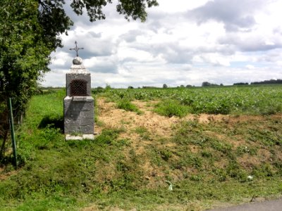 Dimechaux (Nord, Fr) chapelle, chemin Bastien