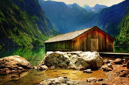 View berchtesgaden alps solid photo