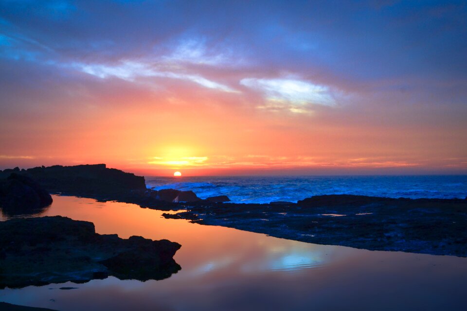 Sky landscape twilight