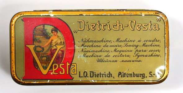 Dietrich-Vesta Nähmachine , tin, pic3