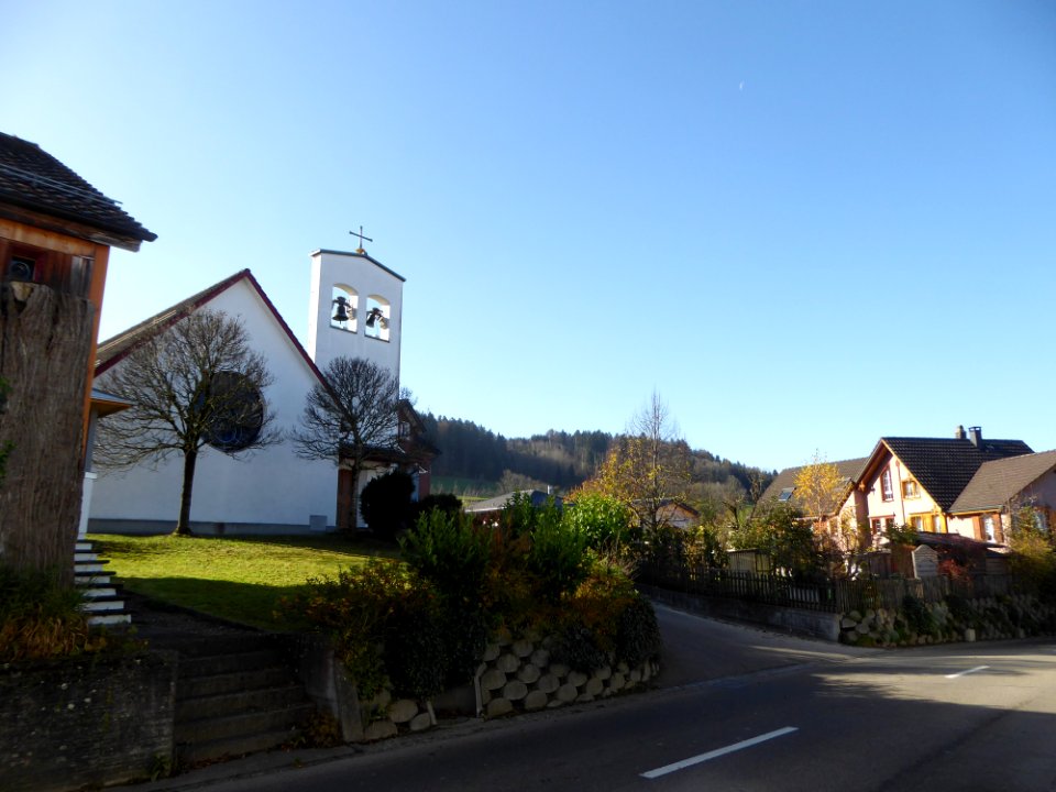 Dietschwil mit Kapelle