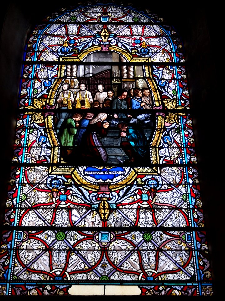 Dompierre-sur-Helpe (Nord, Fr) vie de Saint Etton, vitrail 10