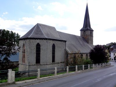 Dompierre-sur-Helpe (Nord, Fr) église Saint-Etton, chevet