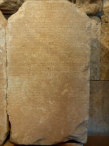 Domitian'a ithaf edilen yazıt 2