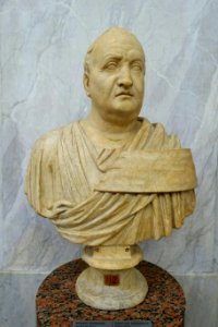 Domitius Enobarbarus, father of Emperor Nero, inv. 2222, Consul 32 AD, bust reworked - Braccio Nuovo, Museo Chiaramonti - Vatican Museums - DSC00908