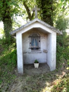 Domnom-lès-Dieuze (Moselle) oratoire, rue de la Paix