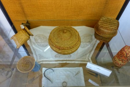 Domestic basketry - Timor - Portugal dos Pequenitos - Coimbra, Portugal - DSC09391