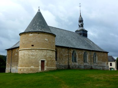 Dommery (Ardennes) église Sainte-Madeleine, extérieur (2)